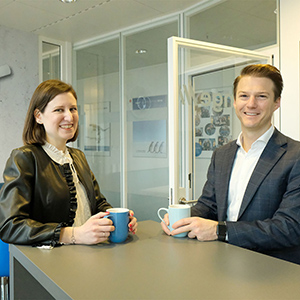Sabrina Müsel und Andrew Thain